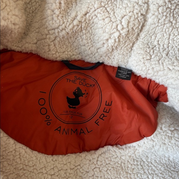 SAVE THE DUCK BOYS' PUFFER JACKET MOD. FINNEGAN IN NAVY BLUE - Picture 3 of 8